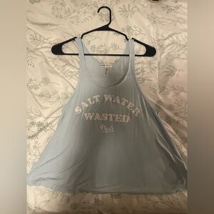 PINK Victoria's Secret Sky Blue Tank Top